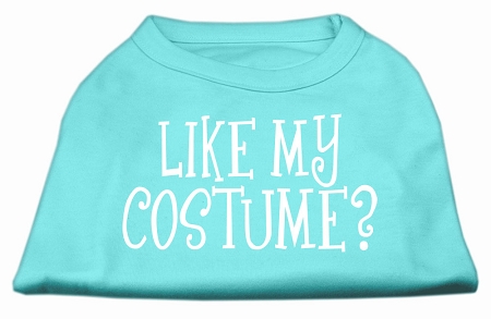 Like my costume? Screen Print Shirt Aqua S